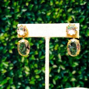 NWT J.Crew Gold Post Dangle Earrings